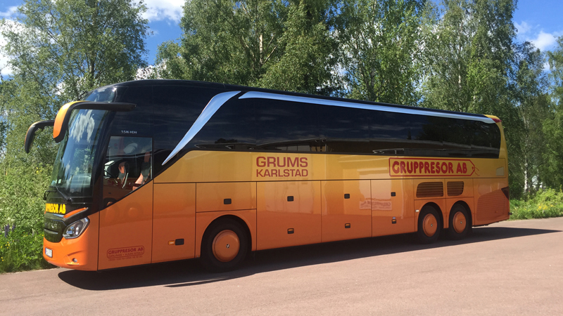 Vår buss Orange Setrabuss, Gruppresor AB